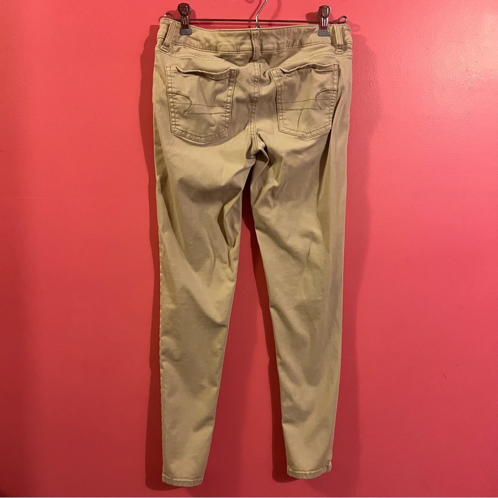 American Eagle Outfitters Beige Super Stretch Pants - Picture 2 of 6